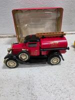 Sinclair Model A Pumper Die-Cast Coin Bank 1/25 Scale w/ Box & Custom Hot Rod Coupe Flame Model - 2
