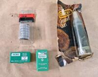 (1) RCBS Powder Measure Stand & Assorted Ammo Reloading Supplies - 4