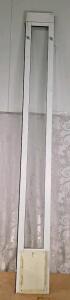 (1) Sliding Glass Door Pet Door, 9" Wide, Adjustable Height 76-1/2" - 80-1/2"