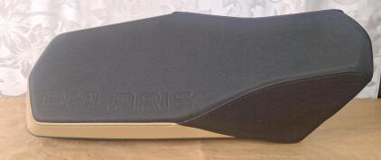 (1) Polaris Snowmobile Seat, Black & Tan,