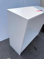 White Open Shelving Unit, 48" H x 31.5" W x 12" D, Adjustable Shelves - 3