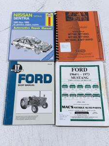 Nissan Sentra Haynes Repair Manual 1982-1990, Mitsubishi MT160/180 Tractor, Ford Mustang, Ford Tractor