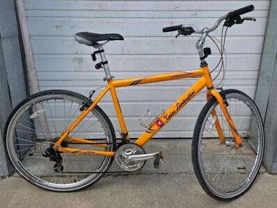 Tonino Lamborghini Legenda Hybrid Bike &ndash; Shimano Tourney, Aluminum Frame, 700c Wheels