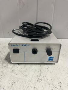Volpi Intralux 5000-1 Fiber Optic Illuminator, Halogen 121V 185W, 4-Step Intensity, SN 000181