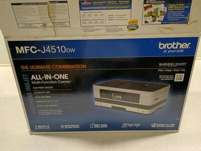 Brother MFC-J4510DW All-in-One Inkjet Printer with 11"x17" Printing, Touchscreen, and Duplex ( Works)