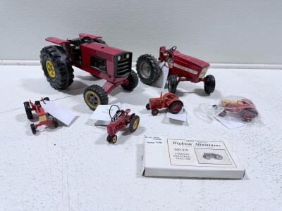 Vintage Toy Tractor Collection &ndash; Includes Jordan HO Fordson, Die-cast & Plastic Models
