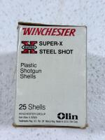 Winchester Super-X 12 Gauge 3" Steel Shot Shells, 25 Rounds, 1 1/4 oz #2 Shot - 4