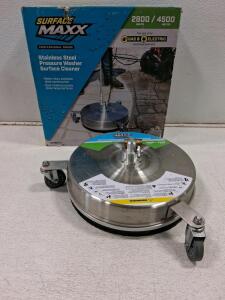 SurfaceMaxx SGY-PWA77 14.5" Stainless Steel Pressure Washer Surface Cleaner, 2800-4500 PSI (Worth around 150)