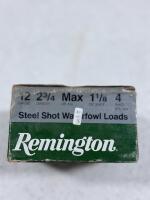 Remington Steel Shot Waterfowl Loads 12 Gauge 3" 1-1/4 oz 25 Rounds DuPont Era - 5