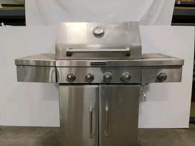 KitchenAid 720-0733D 4-Burner Propane Gas Grill with Searing Station, 55,000 BTU Output