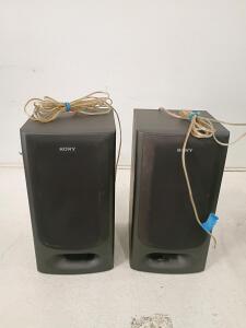 Sony SS-TS300E Stereo Bookshelf Speakers Pair, 100W Max Power, 6 Ohm, Bass Reflex