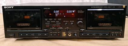 (1) Sony TC-WR87ES HX Pro Dual Stereo Cassette Deck