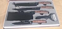 (1) Five Cows 6-Piece Kitchen Knife Set & (1) Tried & True 14-Oz Scented Candle, Lavender Vanilla - 3