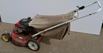 Briggs & Stratton Gas Lawn Mower, 21" Cutting Width, Rear Bag, Push Type, Jumper Cables Included (Has Compression)