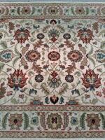 Karastan Palazzo Verona Wool Area Rug Machine-Made USA Axminster Ivory/Red - 3