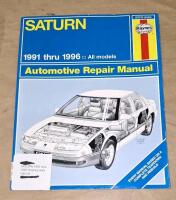 (1) Chilton Repair Manual For 1986-1993 Hyundi Coupes/Sedans, (1) Haynes Repair Manual For 1991-1996 Saturn, (1) Chilton Repair Manual For 1986-1998 Suzuki Samurai/ Sidekick/Tracker & (1) Haynes Repair Manual For 1998-2005 VW Passat & 1996-2001 Audi A4 - 3