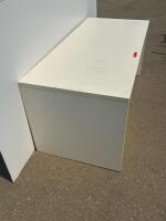 White 60&rdquo; Rectangular Panel End Office Desk &ndash; Laminate Surface, Modesty Panel, No Storage - 3