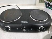 Working GE Double Hot Plate, Dinnerware, Bowls, Wire Rack, Glassware - 2