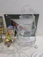 Working GE Double Hot Plate, Dinnerware, Bowls, Wire Rack, Glassware - 5