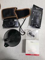 Mixed Lot: Pentax IQZoom EZY-R Camera, Plantronics Bluetooth, Brass Lamps, Pewter Plates, Ribbon - 6