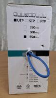 (1) 250-Foot Roll Of Monoprice Cat6 Ethernet Bulk Cable - Solid, 550Mhz, UTP, CMP, TAA, Plenum, Pure Bare Copper Wire, 23AWG, No Logo, Pull Box & (3) Vintage Video Cameras - 2