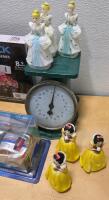 Mixed Lot: Brinn's Porcelain, Trend Techron Diecast, Fashion Corner Doll, Disney Mickey Play Set - 3