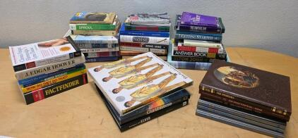 Mixed Lot of Hardcover & Paperback Books: Music, History, Health, Reference, Collectibles
