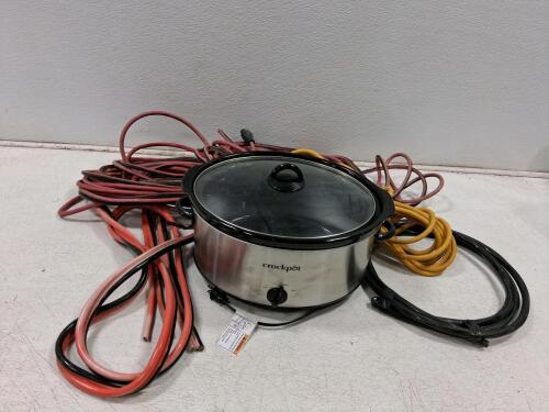 Crock-Pot SCV700-S-BR 7-Quart Manual Slow Cooker, Stainless Steel (Turns On)