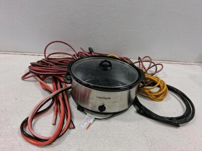 Crock-Pot SCV700-S-BR 7-Quart Manual Slow Cooker, Stainless Steel (Turns On)
