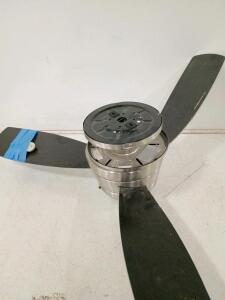 Harbor Breeze Mazon 44-inch Brushed Nickel Ceiling Fan with Remote and LED Light