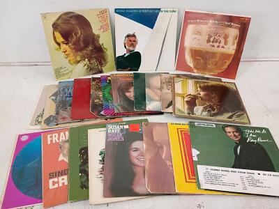 Country Vinyl Records Lot &ndash; 22 LPs &ndash; Tanya Tucker, Kenny Rogers, Loretta Lynn, Ray Price, More