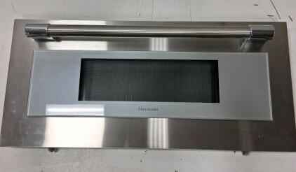Thermador Oven Door Assembly, Part #12270000B55525, Stainless Steel with Glass Window Est Value $600