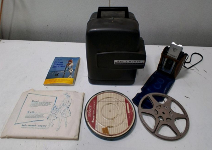 Bell & Howell 346A Autoload 8mm Film Projector w/ Argus Seventy-Five Camera & Accessories Kit (Works/Tested)