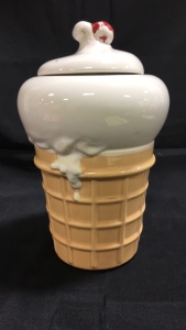 Vintage Ice Cream Cookie Jar