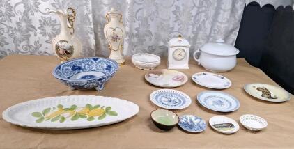 (16) Pieces Of Decorative China