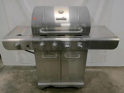Char-Broil 463344116 Stainless Steel 3-Burner Gas Grill with Side Burner, 40,000 BTU, Cabinet Base