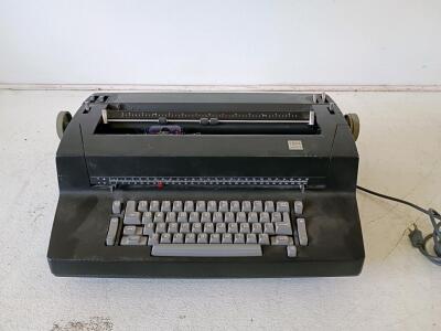 IBM Selectric II Electric Typewriter, Black, Dual Pitch, 15" Carriage, Interchangeable Typing Element