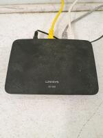 Motorola DOCSIS 3.0 Cable Modem Router, 4 LAN Ports, Power Adapter, Black/Grey - 9