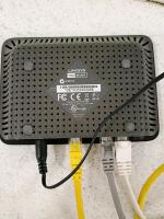 Motorola DOCSIS 3.0 Cable Modem Router, 4 LAN Ports, Power Adapter, Black/Grey - 10