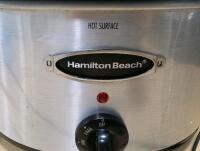 Hamilton Beach 6 Qt Slow Cooker & Crock-Pot Triple 1.5 Qt Buffet Server, Stainless Steel - 6