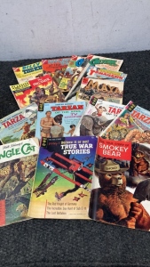 Comic Books Including ‘The True Story of Smokie the Bear’, ‘Tarzan’, ‘Billy the Kid’ and More