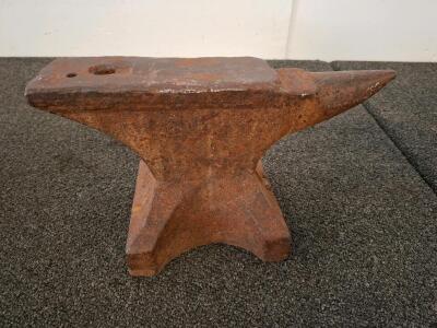 Fisher Anvil , London Pattern, 1899 Cast Iron With Steel Face, USA