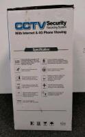 CCTV Security Recording System Kit with 4 Cameras, H.264 Compression, Internet & 4G Viewing (new/complete) - 3