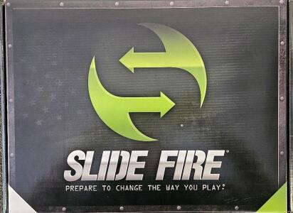 Slide Fire Solutions SSAR-15 OGR Right-Handed AR-15 Rifle Stock, OD Green, Includes Accessories. New in box.