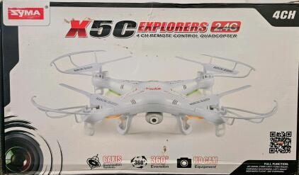 Syma X5C Explorers 2.4G 4CH Quadcopter Drone with HD Camera, 6-Axis Gyro, 360&deg; Eversion