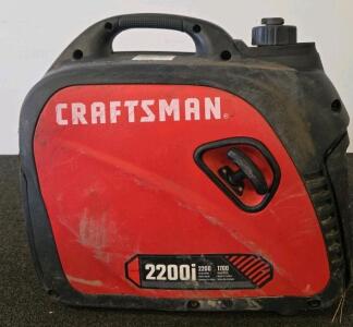 Craftsman C0010020 2200W Portable Inverter Generator, 1700W Running, 80cc Engine, EPA/CARB Compliant