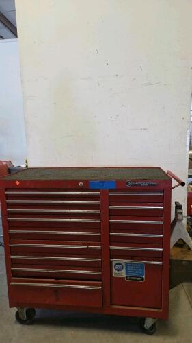 Cornwell Classic 54" 13-Drawer Rolling Tool Chest, Red, Heavy Duty Steel, Locking, USA