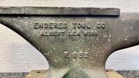Enderes Tool Co. London Pattern Anvil, Serial E 352, Cast Steel, Approx. 24.5 lbs - 2