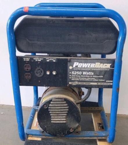 PowerBack GT5250 Generator, 5250W Running/6500W Surge, Tecumseh 10HP, 120/240V, Brushless