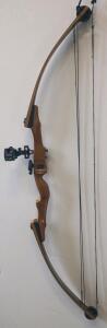 York Trophy Compound Bow, 70 lb Draw, 30" Length, G5 Fiber Optic Sight, Serial #128016